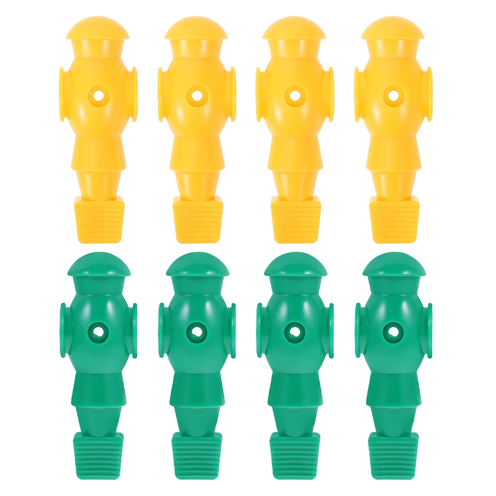 

8pcs Table Football Figurines Plastic Foosball Men Durable Replacement Parts For Standard Foosball Tables Compatible With