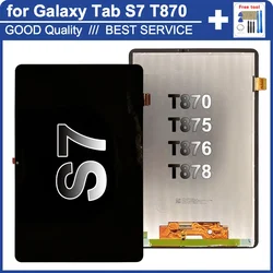 LCD Display Touch Screen Substituição para Samsung Galaxy Tab S7, T870, T875, T876, T878, 11 