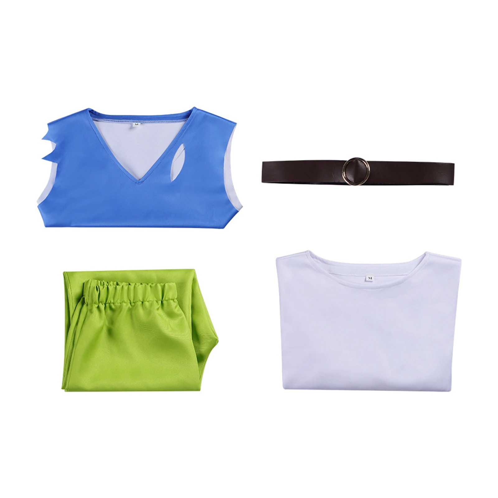 كابتن سابيرتوث القراصنة ماركو فيرونيكا تأثيري حلي أنيمي الرجال تي شيرت مخطط حزام عادية زي الهالوين #5