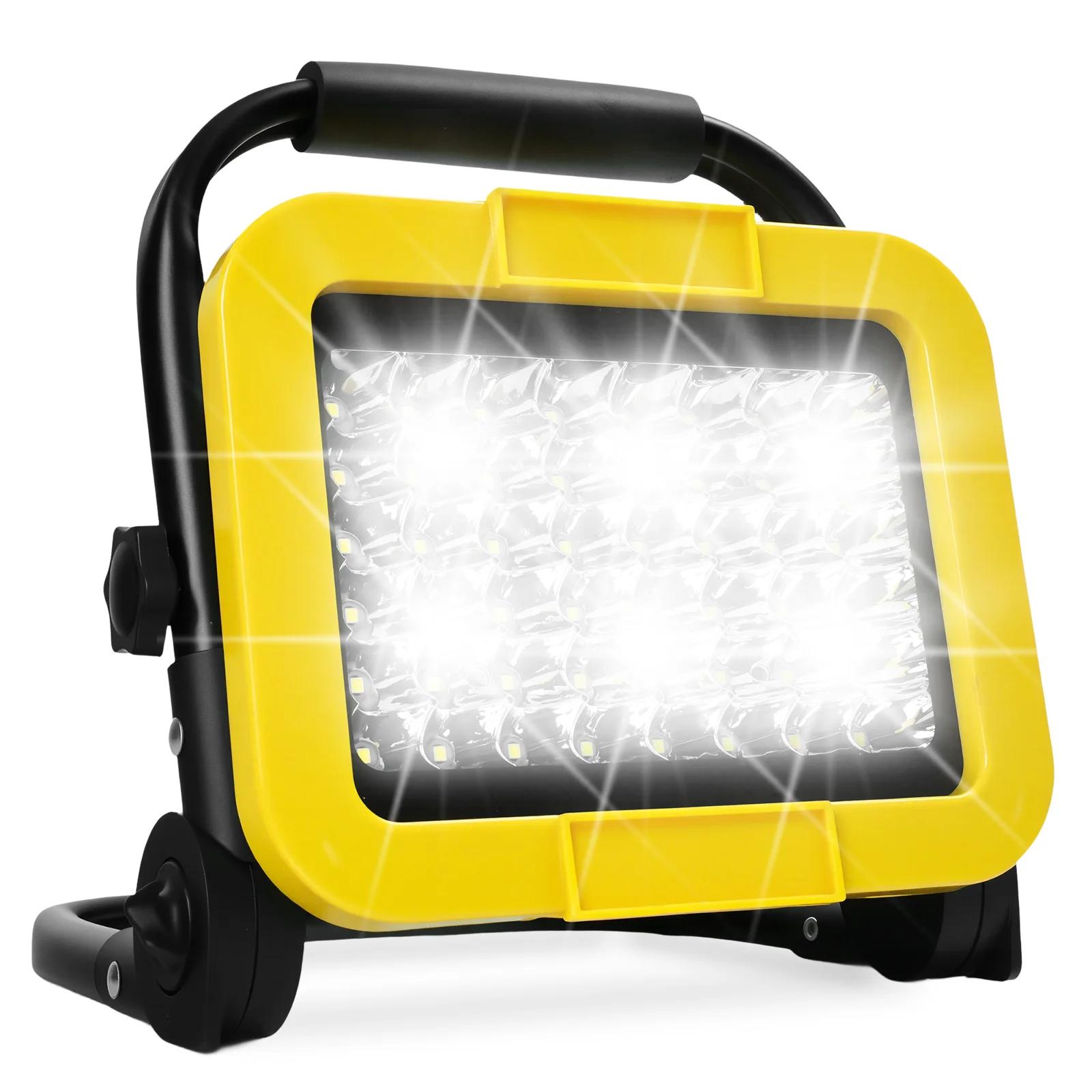 Cordless LED Work Light 50W 5000LM Portable Flood Light Outdoor Camping Fishing Emergency Tool Lamp For Dewalt 20V Battery Pin