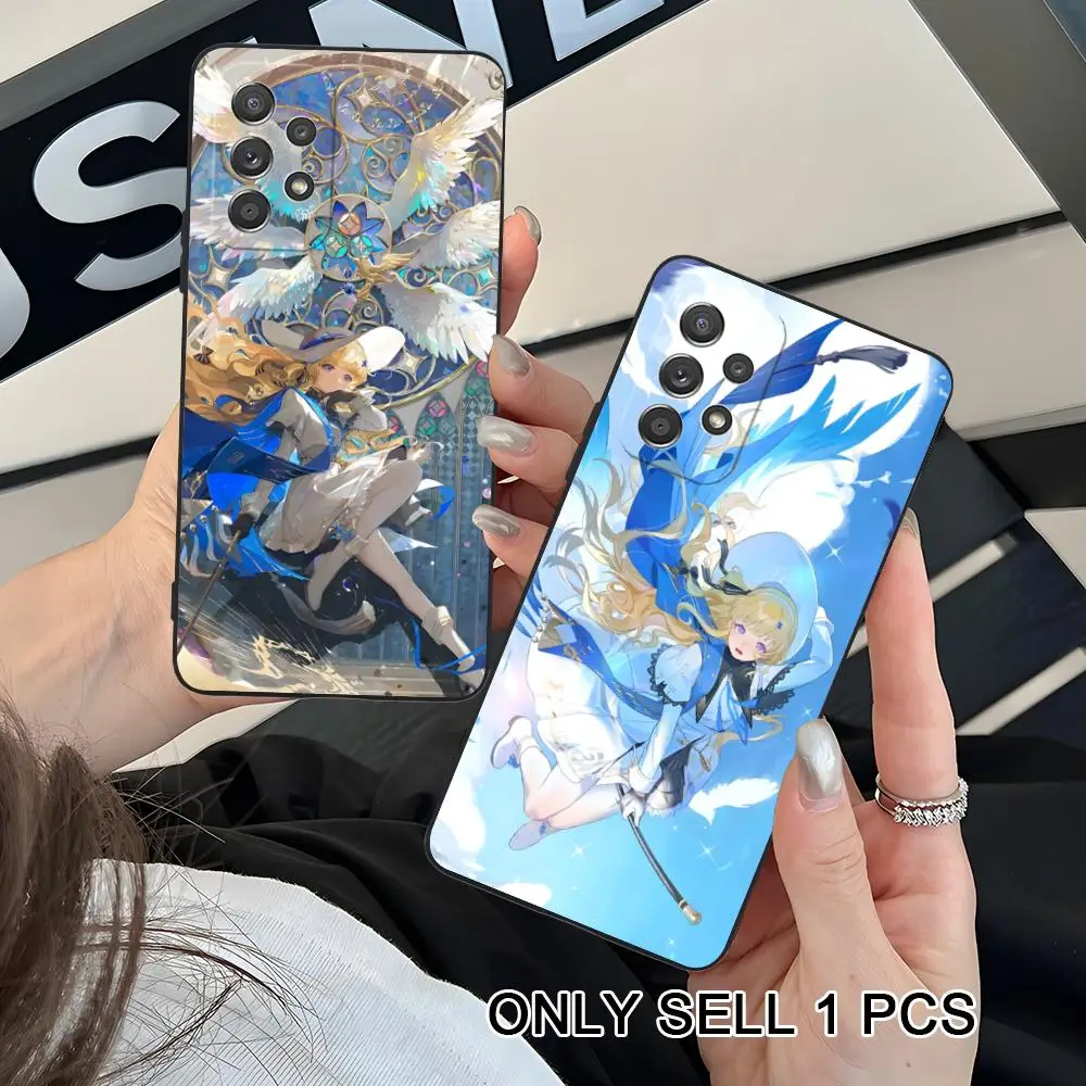 Wuthering Waves Phoebe Matte TPU Mobile Phone Case for Samsung Galaxy A56 55 54 53 52 51 36 35 34 23 16 15 5G Colorful Cover