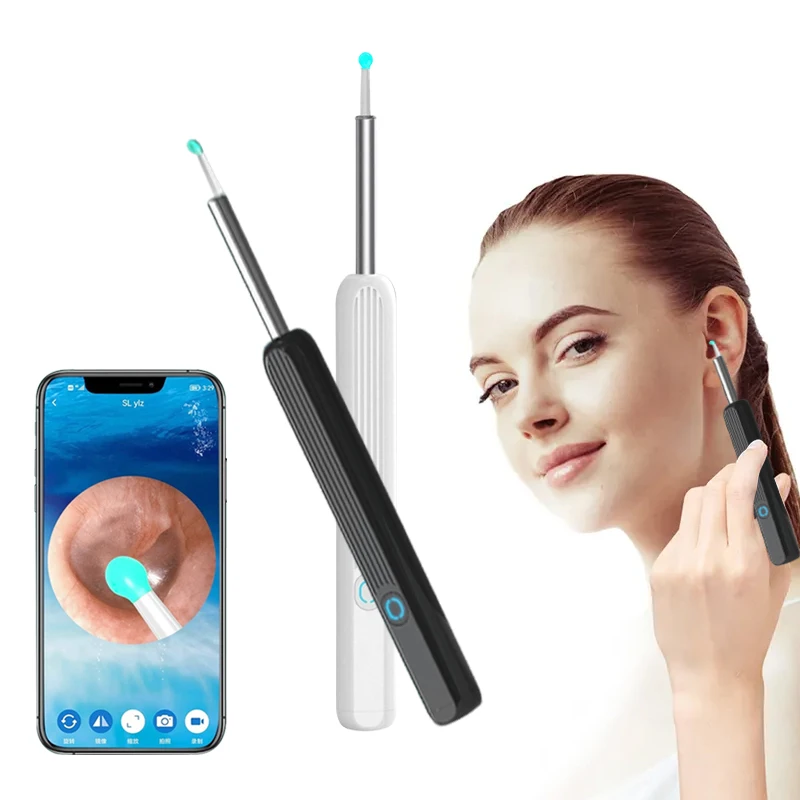 Smart Visual Ear Sticks Otoscope 1296P Ear Cleaner High Precision Ear Wax Removal Tool Mini Camera Health Care Ear Cleaner