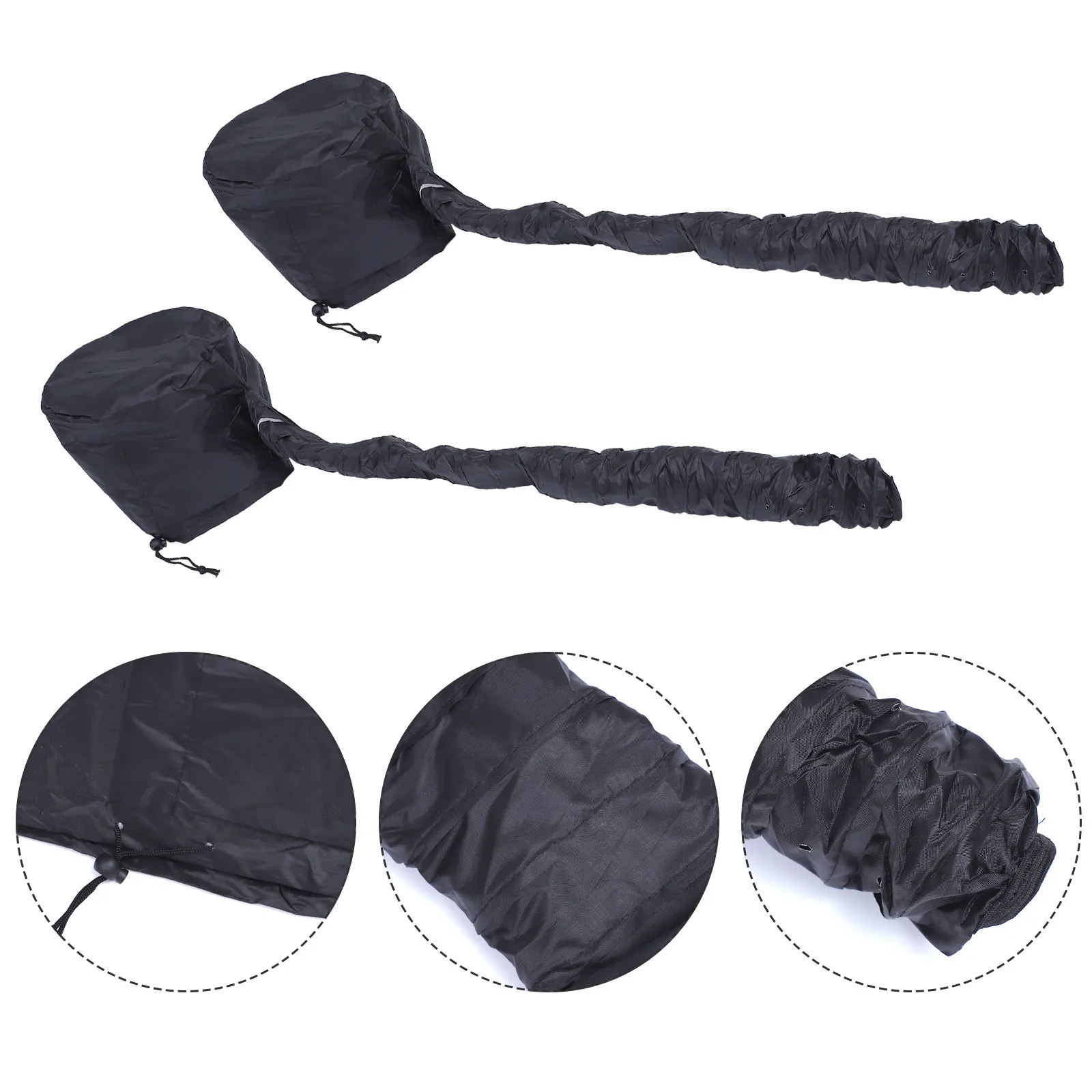2 Gorros Térmicos para Secador de Pelo, Gorros de Vapor Negros para Acondicionamiento Profundo, Gorros de Calor para Cabello Seco y Dañado, Uso en Salón y Hogar
