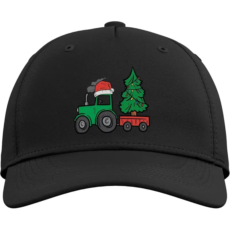 Farm Christmas Tractor Tree Xmas Truck Boys Kids Toddler Adjustable Baseball Hat