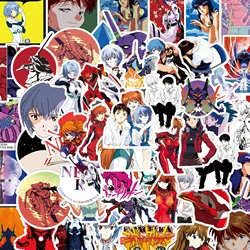 50pcs Neon Genesis Evangelion Anime Stickers Waterproof Sticker Pack Cute Phone Case Kawai Laptop Skin Art Supplies