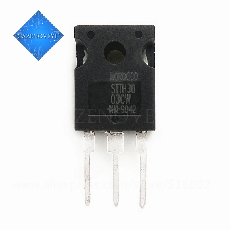 İyi ürün (10 adet) STTH30R03CW STTH3003CW STTH3003 30A 300V Stokta Görüntü referansı sağlayabilir