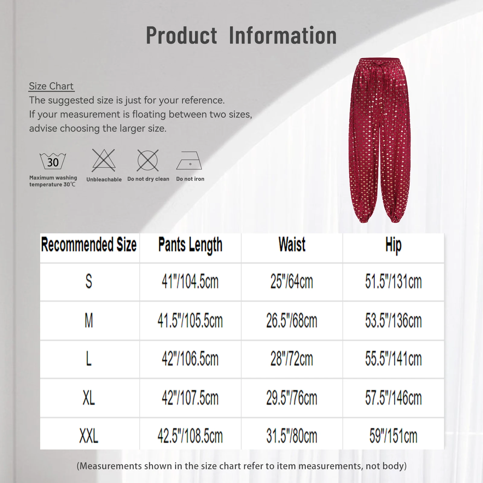 Costume da danza del ventre da donna Pantaloni lanterna metallizzati Catene di strass Ritaglio Bloomers larghi Pantaloni Harem Costume arabo di Halloween