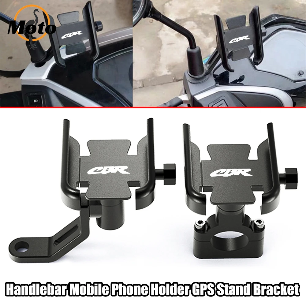 New For HONDA CBR650F CBR600 CBR600RR CBR650R CBR900RR CBR929RR CBR954RR CBR1000RR Motorcycle Handlebar Mobile Phone Holder GPS