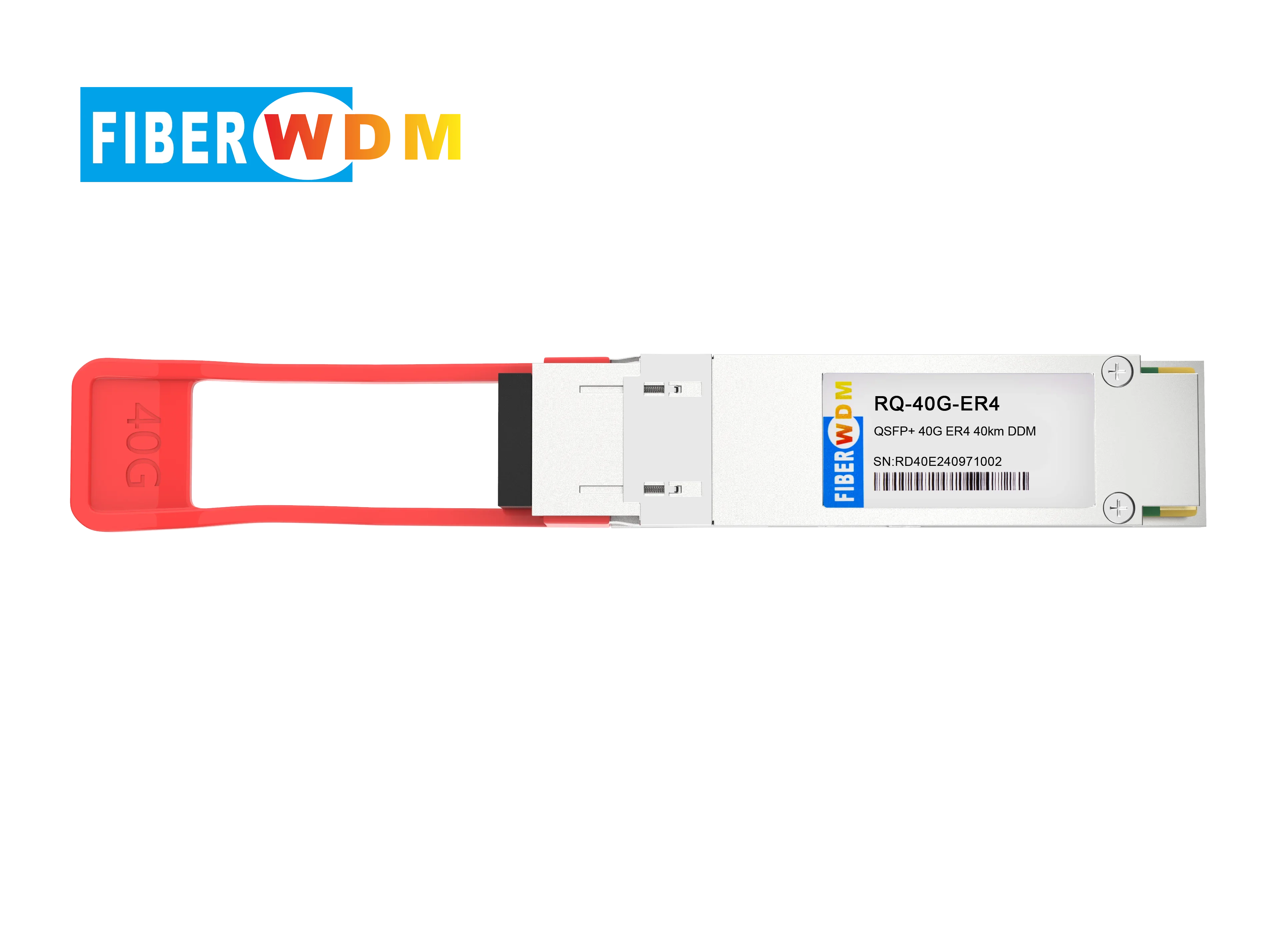 

FIBERWDM 40G ER4 40km QSFP+ 1310nm Duplex LC SMF Optic Transceiver Module Fiber Optic for Cisco Juniper Mellanox Mikrotik Switch