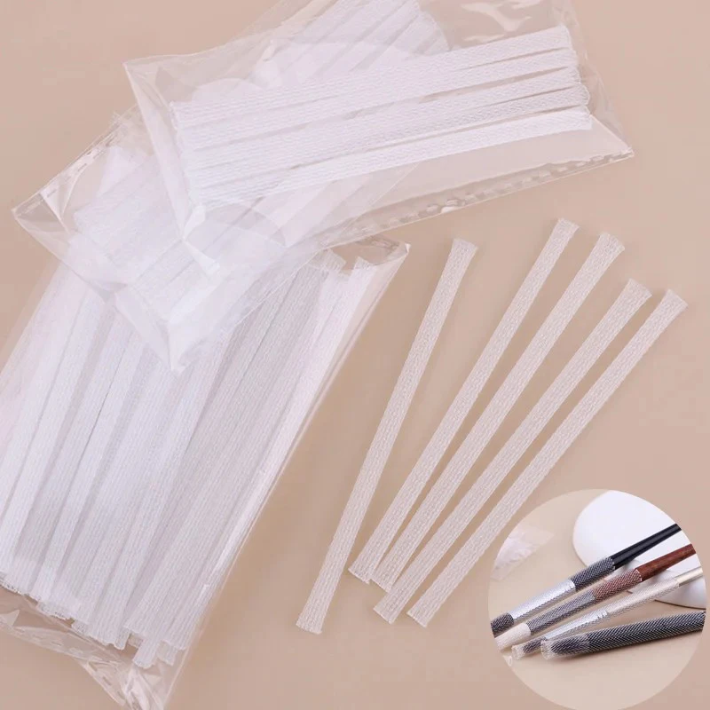 5/10/20/50pcs/set Bamboo Makeupes Brush Makeup Eyes Protective Mesh Set Rose Gauze Flower Base Beauty Beili Beveled Bk Blush