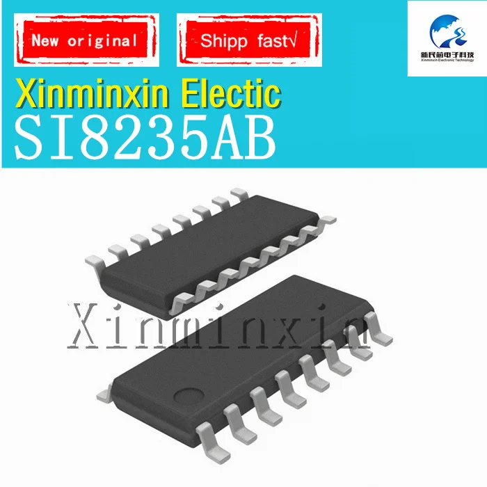 1-10PCS/LOT SI8235AB SI8235AB-D-IS1R Narrow body 3.9mm SOP16 IC Chip New  Original In Stock