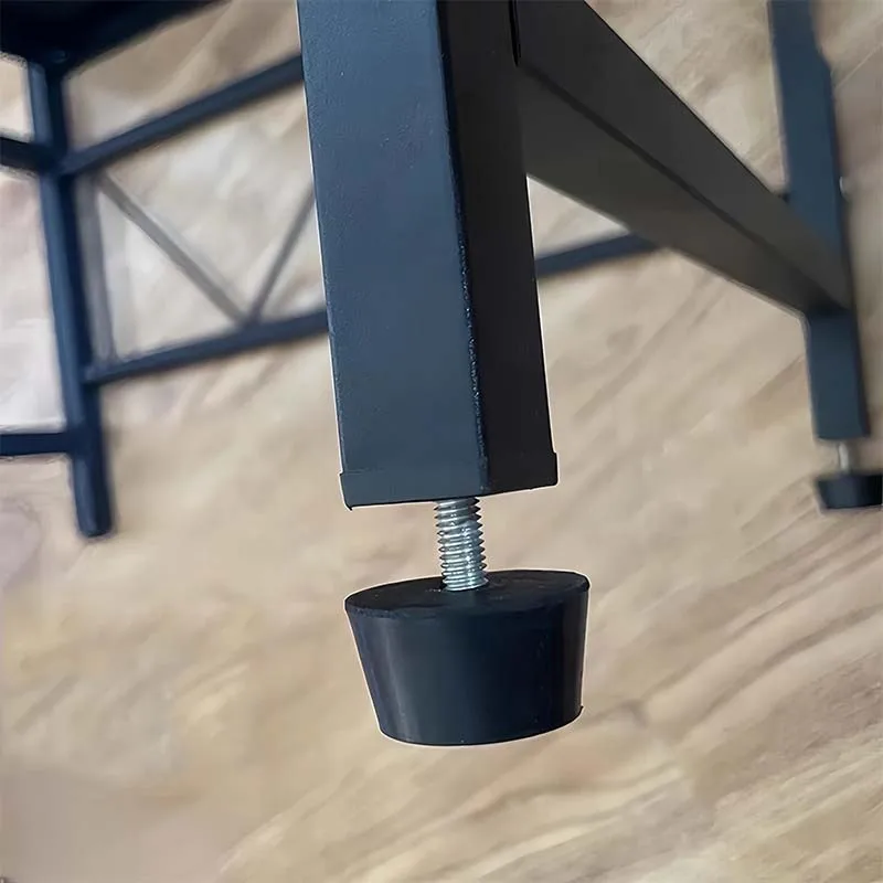 M6 M8 M10 Rubber Screw-In Foot Pad - Shock-Absorbing Non-Slip Equipment Support Legs with Built-In Screws & Heightening Function