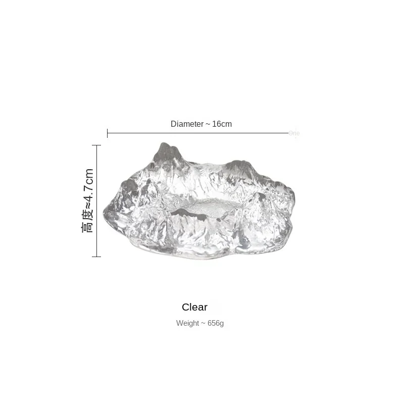 الفاخرة الجليدية السيجار منفضة سجائر الزجاج الإبداعي السيجار السجائر منفضة سجائر النمط الياباني التبغ منفضة سجائر حامل لمكتب بار فندق