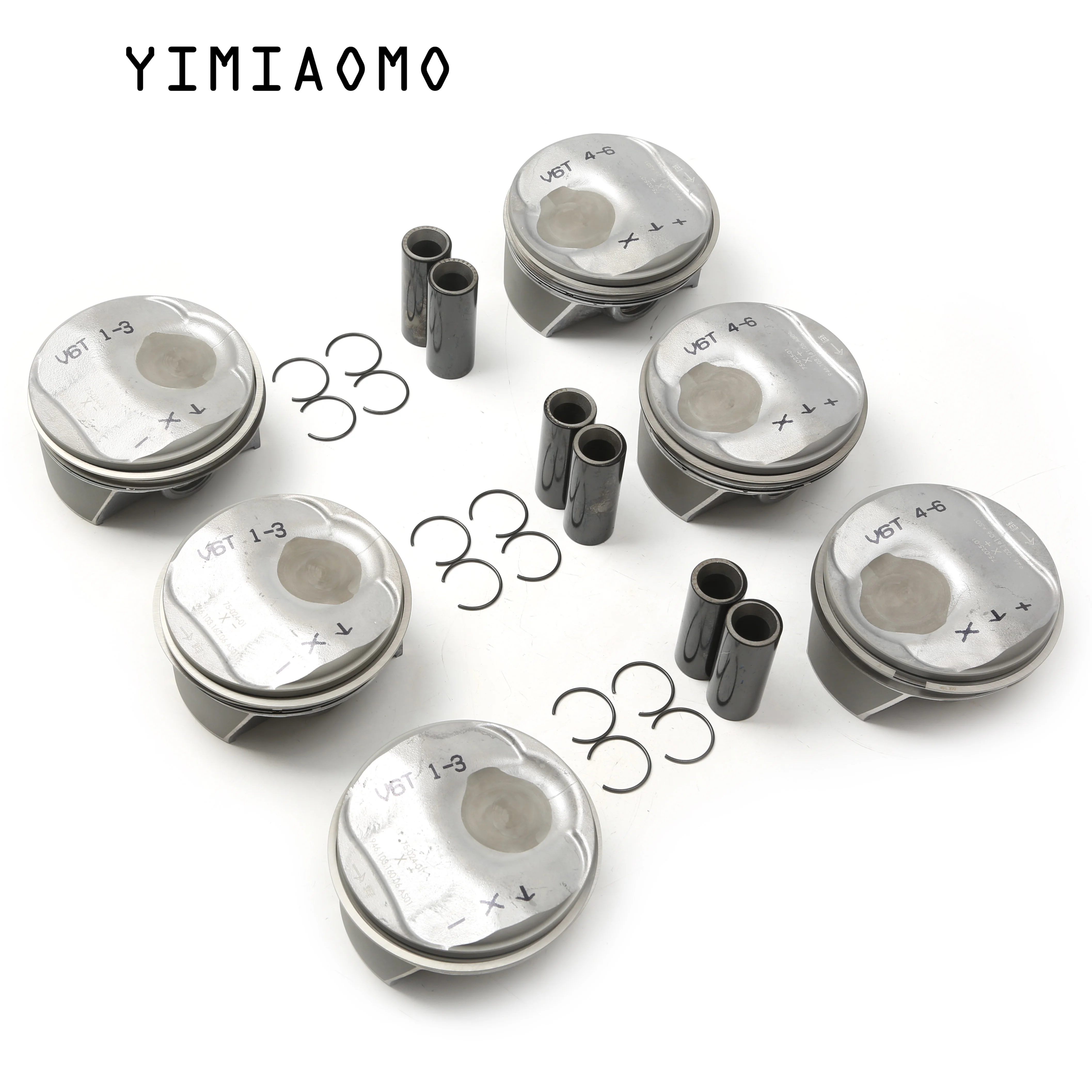 

94610306014 6Pcs Piston Assembly Kit For Porsche Panamera 970 2010-2016 3.0T Edition Executive Mackay 95B 94610394100