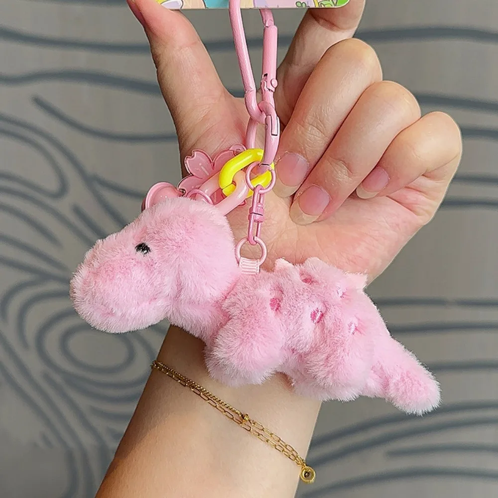 

Simple Design Dopamine Dinosaur Pendant Fashionable Material Dinosaur Keychain Niche Unique Dinosaur Keyring