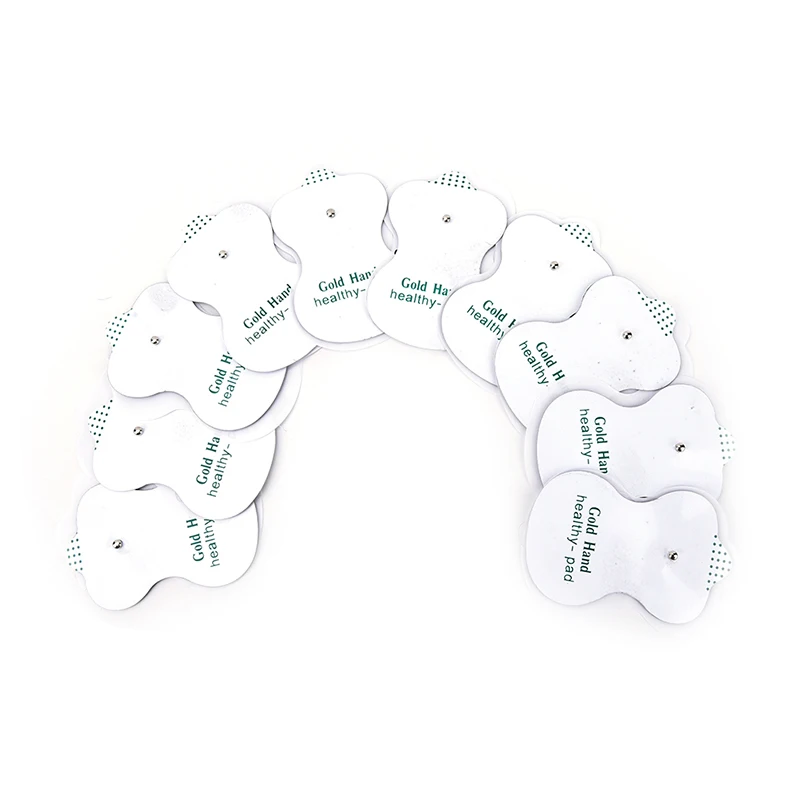 /Vly/Electrode Pads For Tens Acupuncture Digital Therapy Machine MassagerEar Clip Electrode Lead Wires 10/20XWhite