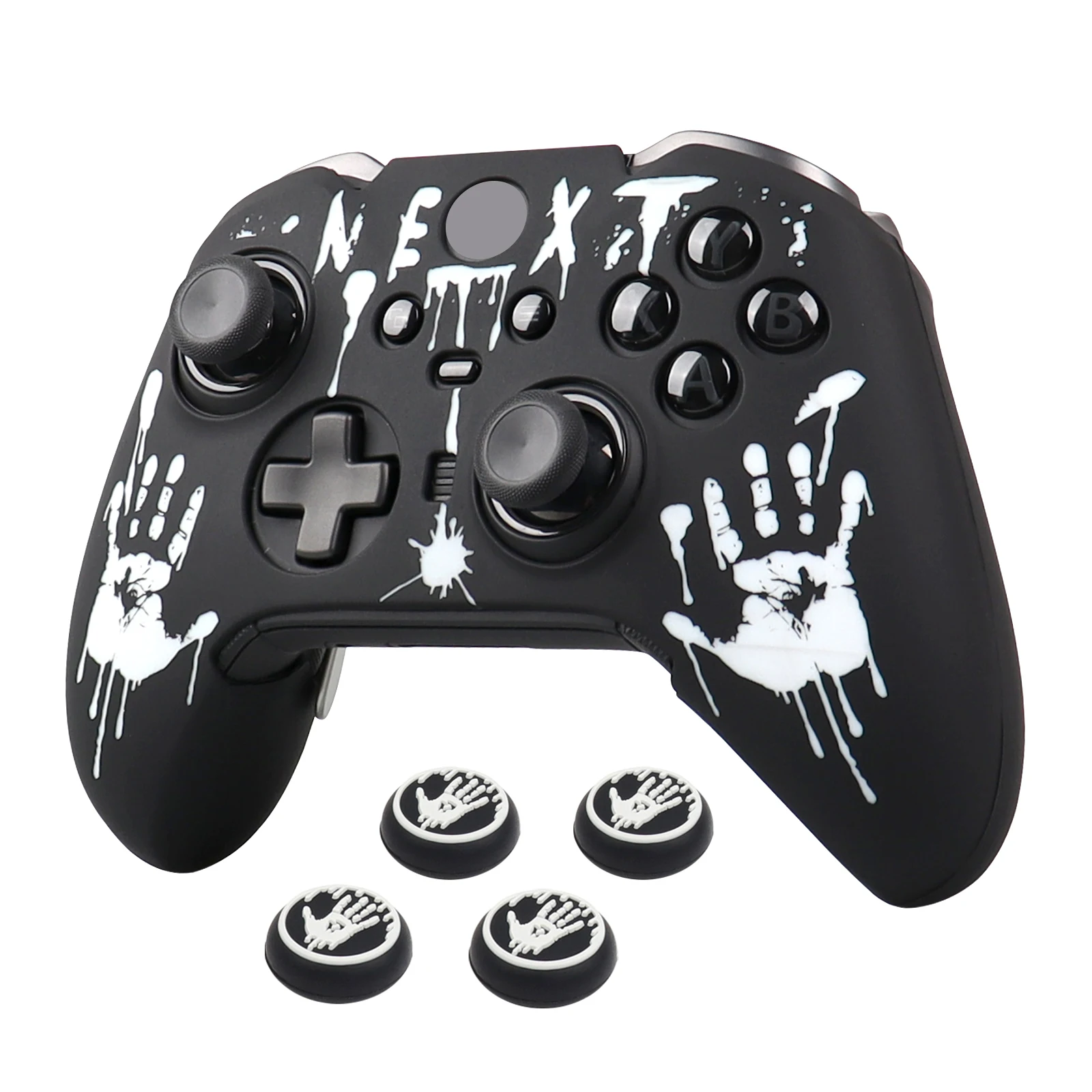 غطاء حماية من السيليكون الناعم المنحوت بالليزر لجهاز Xbox Elite Wireless Controller Series 2 ملحقات ألعاب الجلد للوحة الألعاب