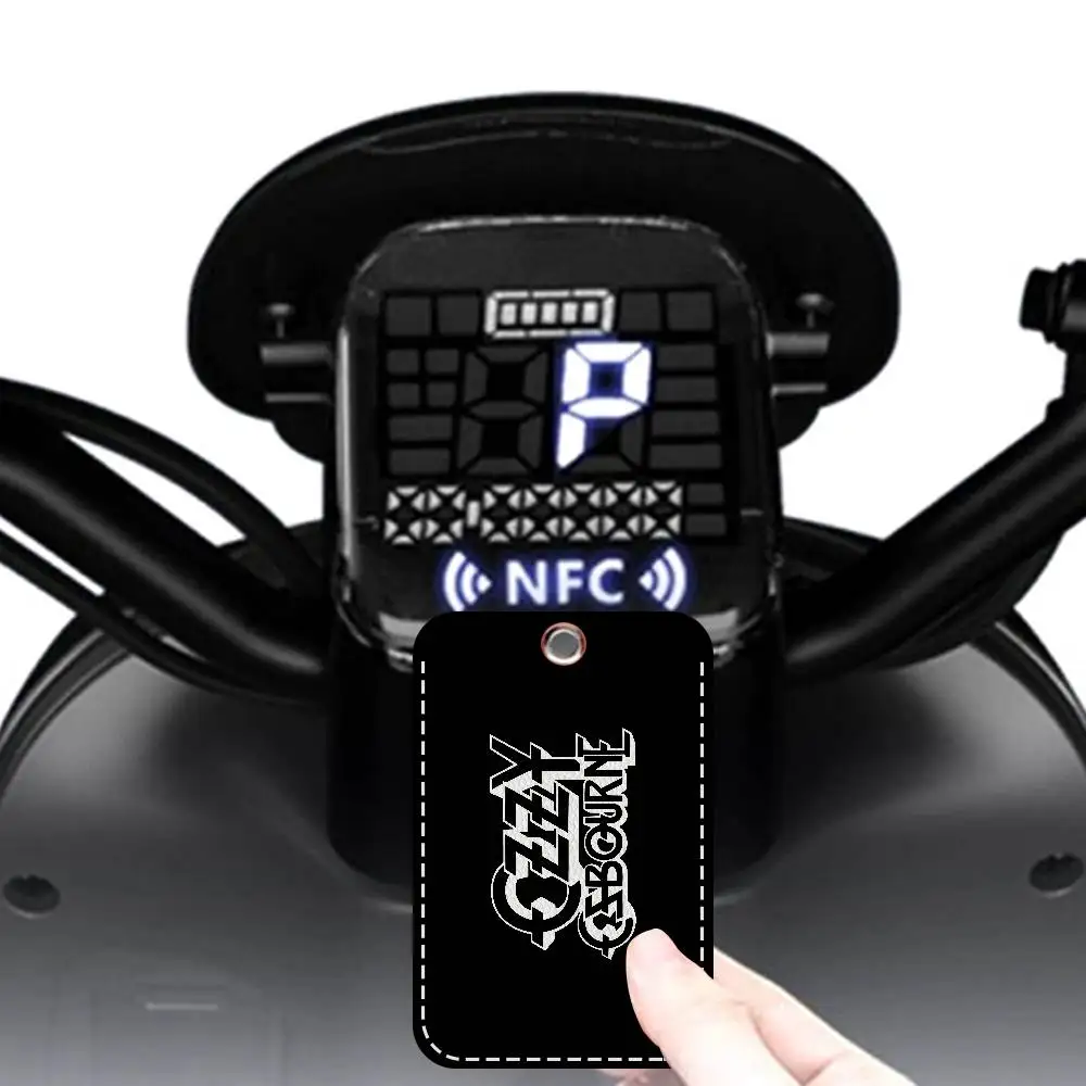 Ozzy Osbourne Logo Badge Holder Keychain For Bank Business Work Card Holder Student Card Protective Case Bus Card