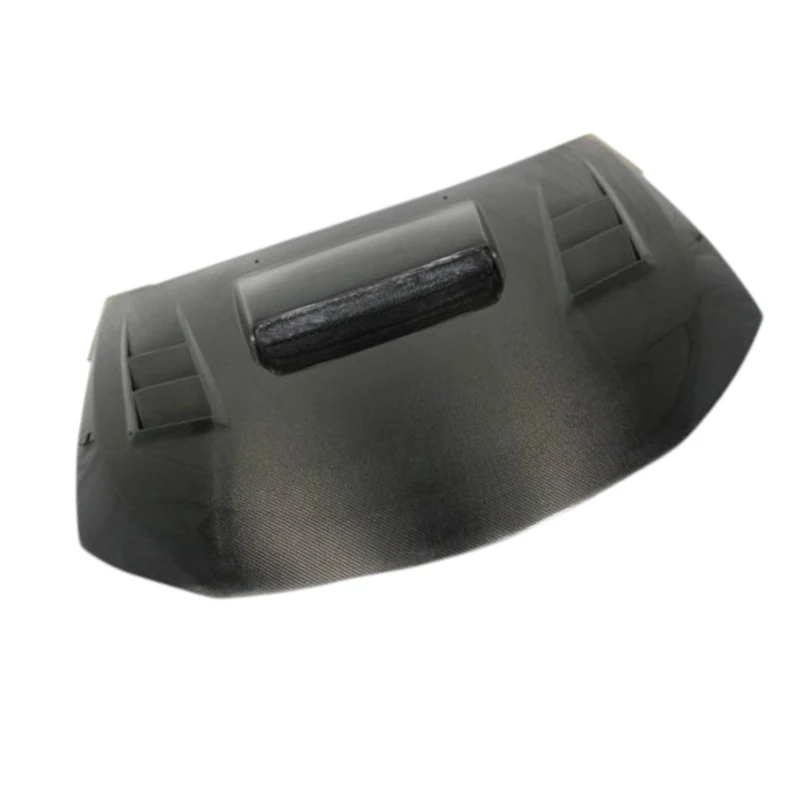 غطاء محرك السيارة الأمامي من ألياف الكربون الجديد طراز 002 لـ WRX STI 2014+