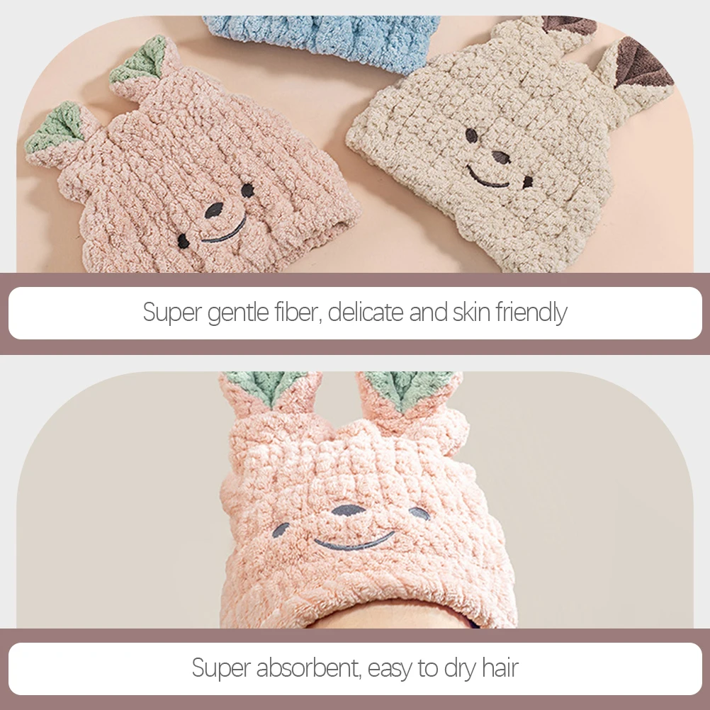 

Шапочка для сухих волос, впитывающая шапочка для купания, детское сушильное полотенце, душ из микрофибры для детей, быстрая, мягкая, влажная