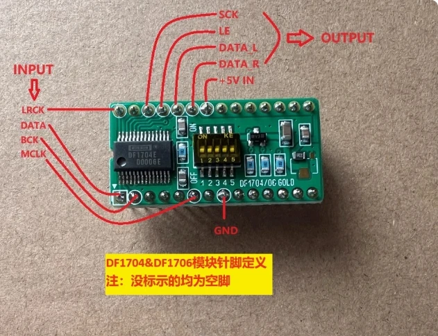 Immersione Gold Version DF1704 DF1706 NOS Small Board al modulo SM5813AP/T