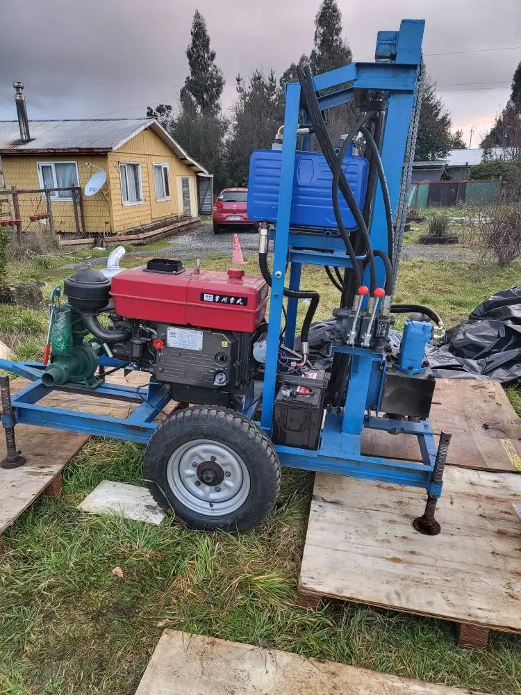 Customized Factory Direct Sale Portable Diesel Water Well Drilling Rig