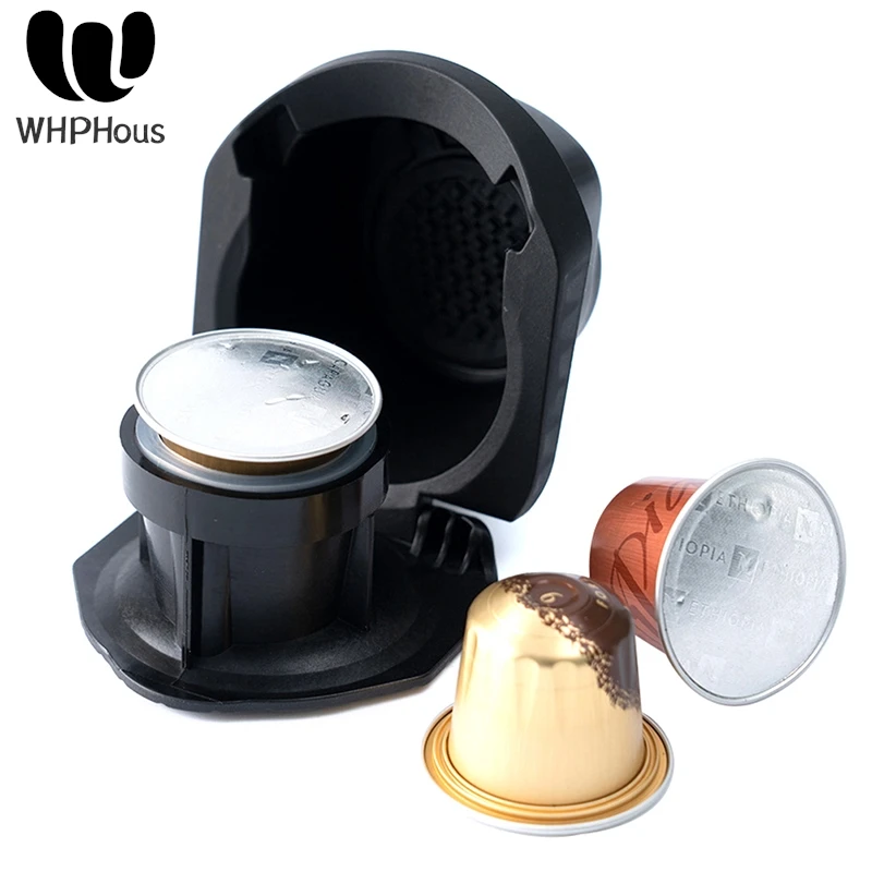 Reusable Capsule Adapter For Dolce Gusto Convert To Nespresso Coffee Pod Conversion Compatible with Genio S&Piccolo XS Machine