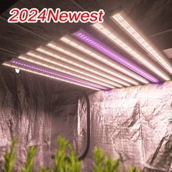 700W/ 860W/1060W LED Grow Light Bar Lm301b Dimmable Daisy Chain Smart Group controller Set For Indoor Greenhouse Tent Veg/Flower