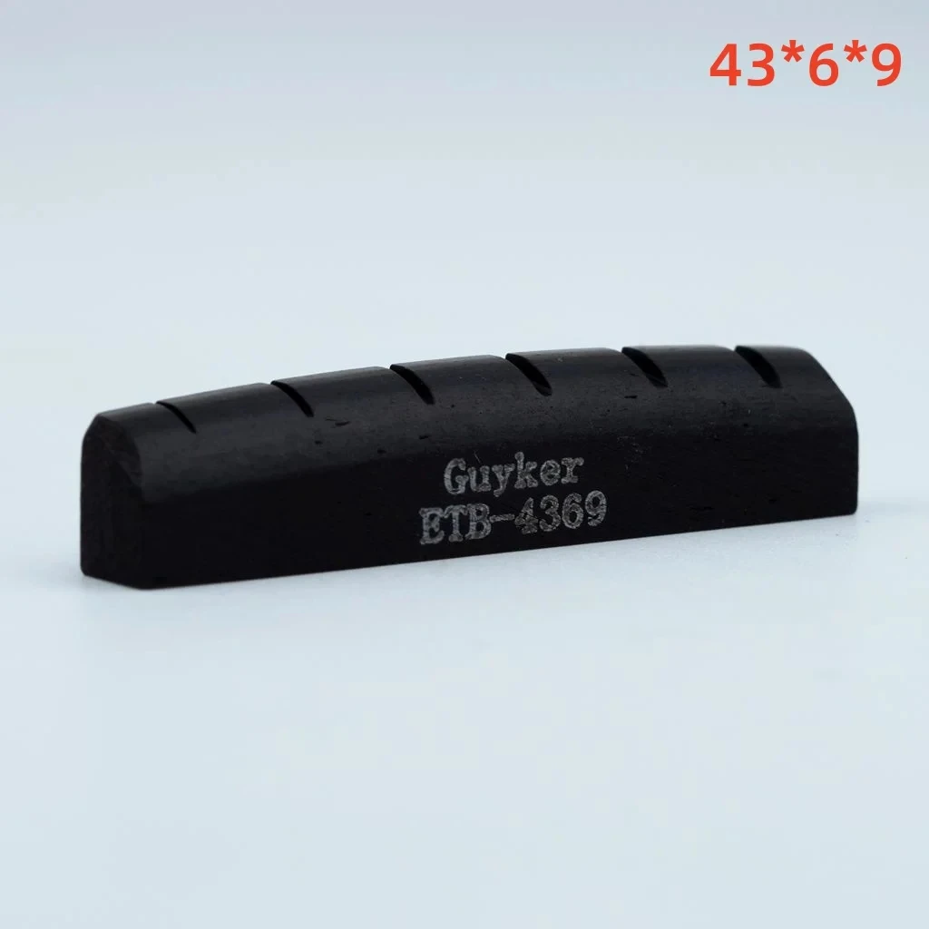 Guyker 42 mm/43 mm Knochensattel, für ST/LP E-Gitarre 42/43 mm. – Detail 8