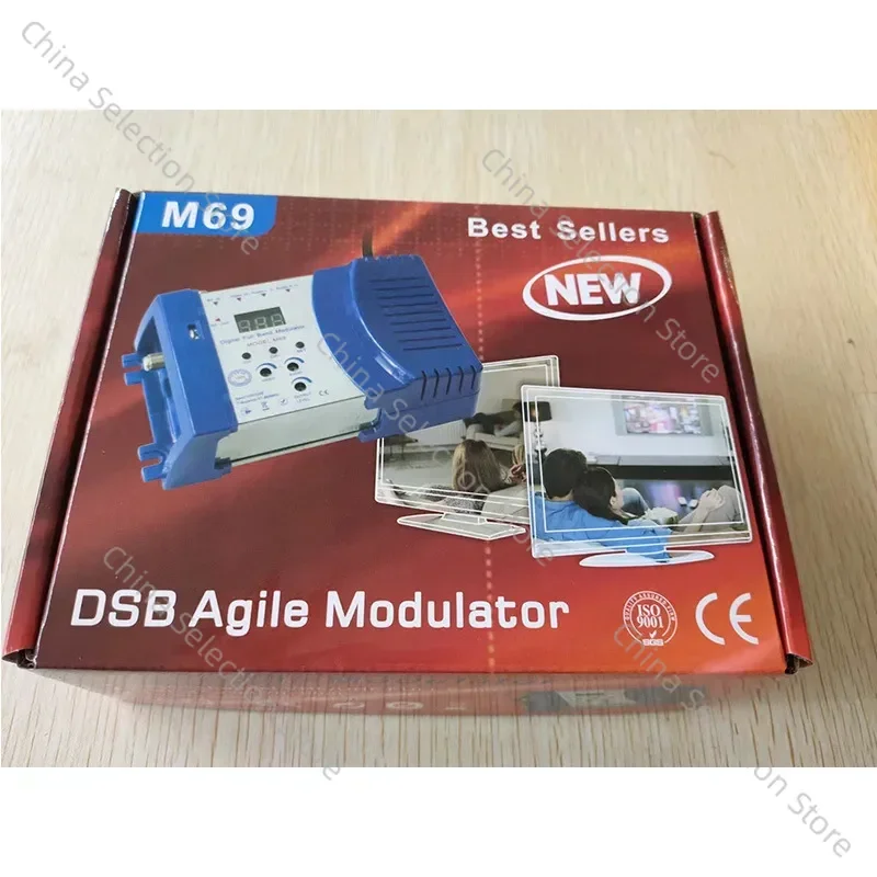 New HDM69 Modulator Digital RF HDMI Modulator AV to RF Converter VHF UHF PAL/NTSC Standard Portable Modulator EU Plug