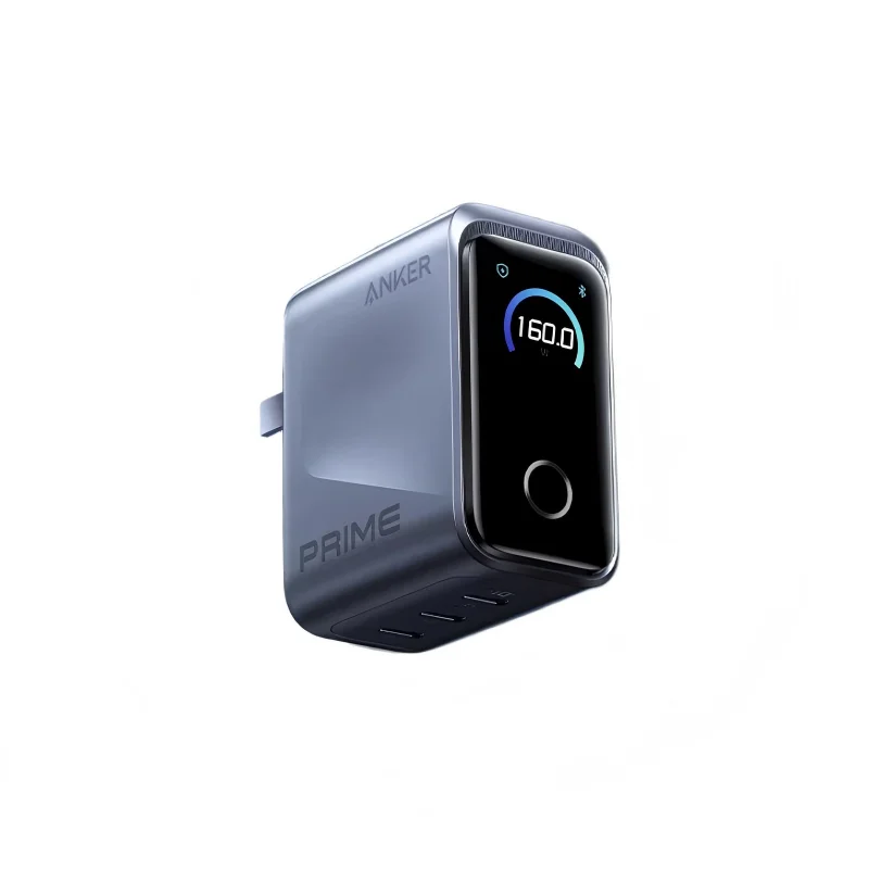 Anker Prime 160W GaN Fast Charger Pro with LED Digital Screen Multi Port for iPhone 17 Android Phone MacBook Tablet