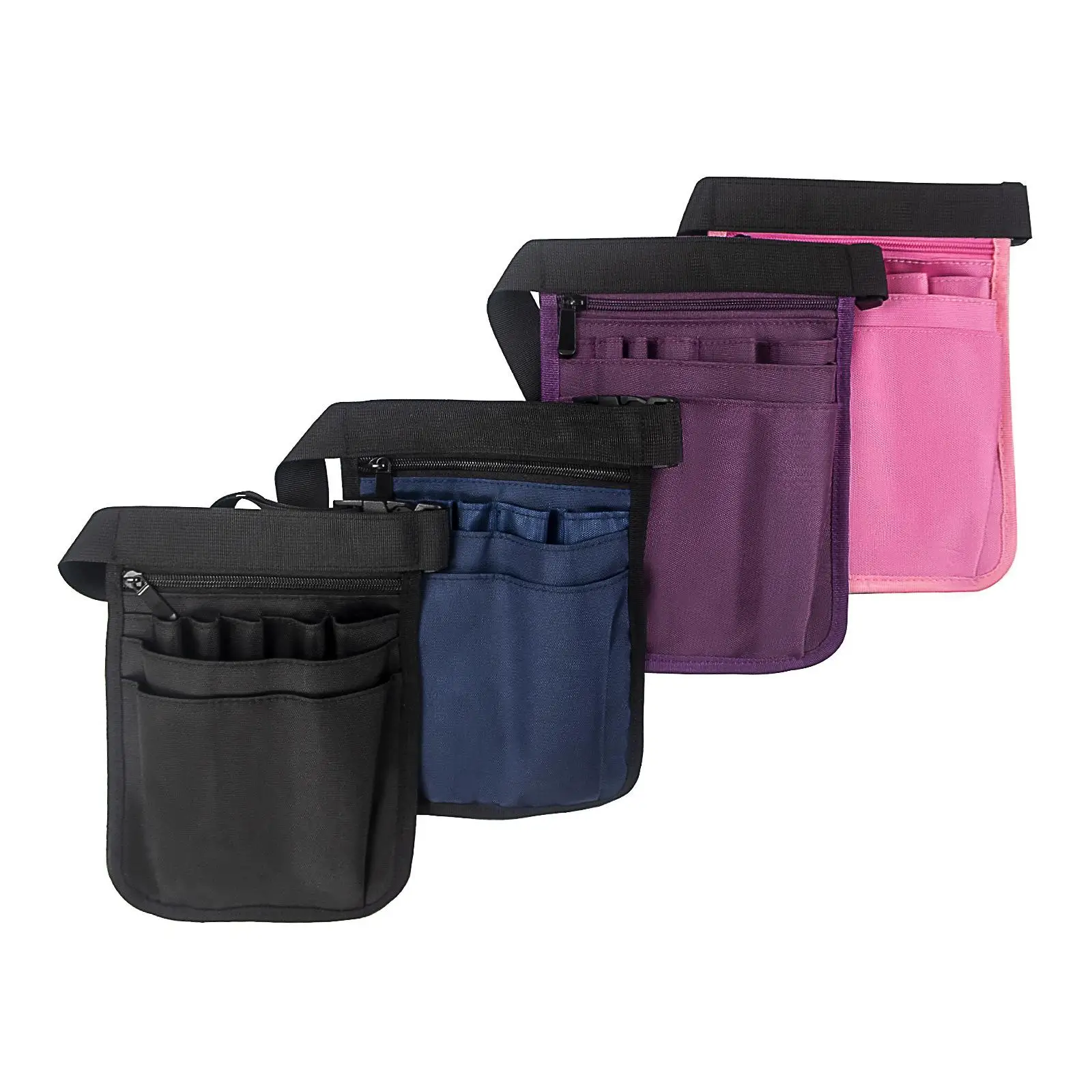 قابل للتعديل ممرضة المنظم حزمة مراوح متعددة جيب فائدة الخصر حقيبة حقيبة للتخزين للموظفين الطبيين ومجموعات الرعاية