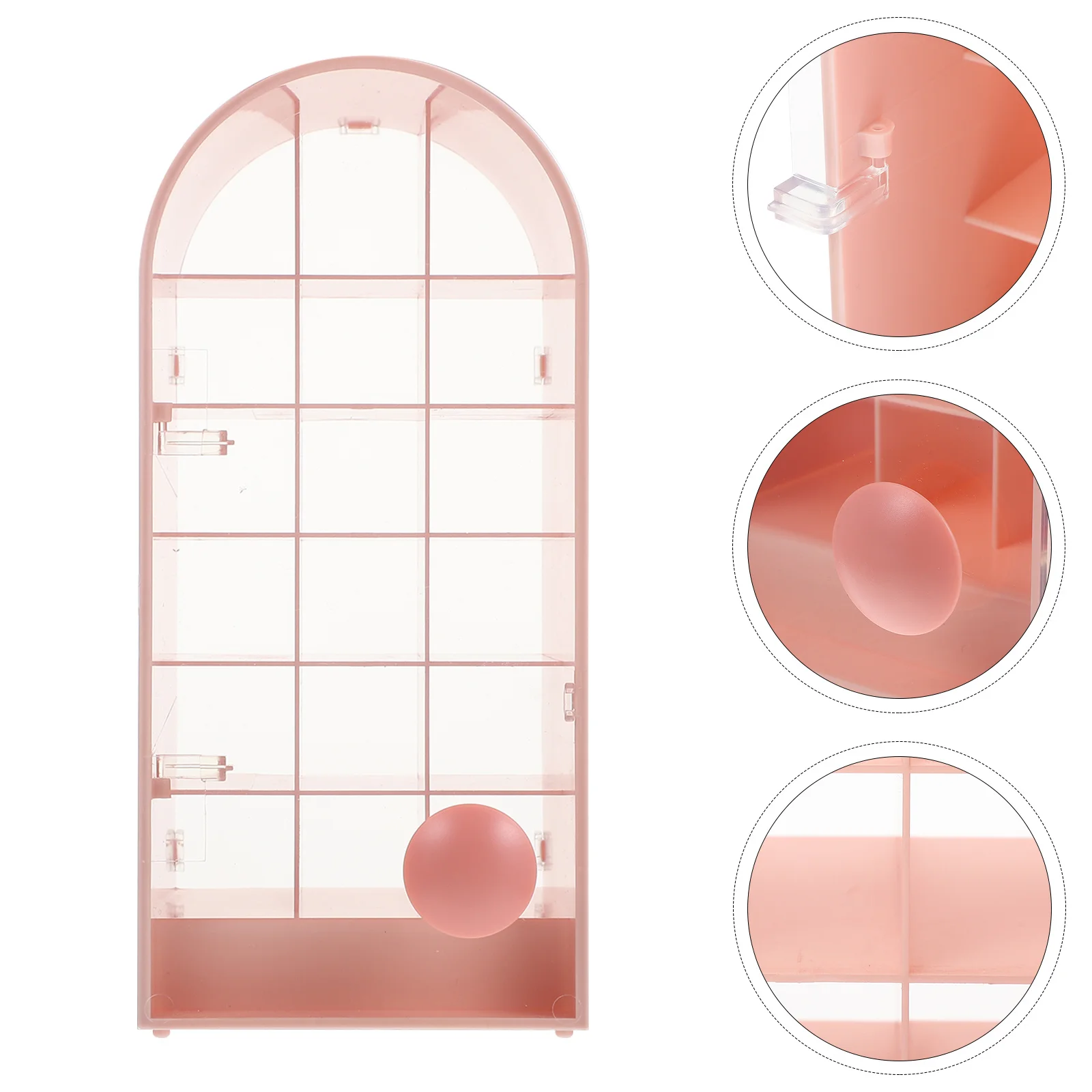 Scatola porta rossetti a 18 scomparti, organizer premium per 18 rossetti, supporto da scrivania resistente ai graffi, porta trucchi.