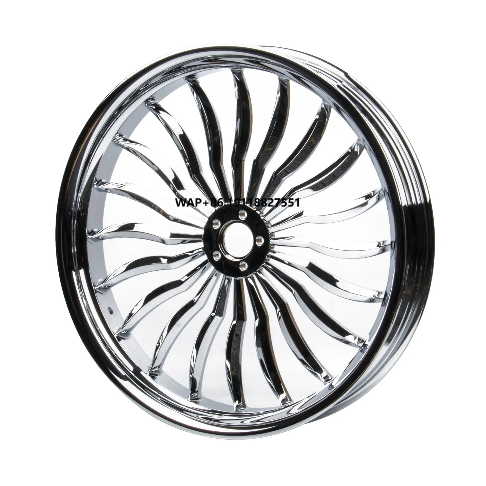 

Blade-Designed Forged Haley Hub/Wheel/Rim with Chrome Plating for 18-later harley Street bob Softail Standard Fatboy Breakout