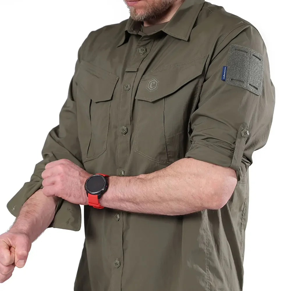 

Emersongear Tactical Shirt Men's Combat Quick Dry Ergonomic Long Sleeve Camping Hiking Hunting Airsoft Shooting EMB9781 Sports