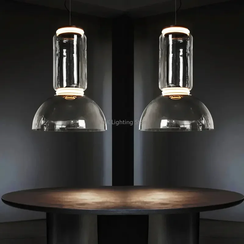 Italian Designer FLos Glass Lampshade Pendant Light Minimalist Led Chandelier Living Room Dining Table Home Decor Ornaments Lamp