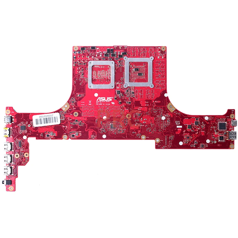 Imagem -06 - Placa-mãe Portátil para Asus Gu501gm Rev.2.1 60nr00f0-mb4260 Sr3yy I78750h N17e-g1-a1 Gtx1060 Notebook Mainboard