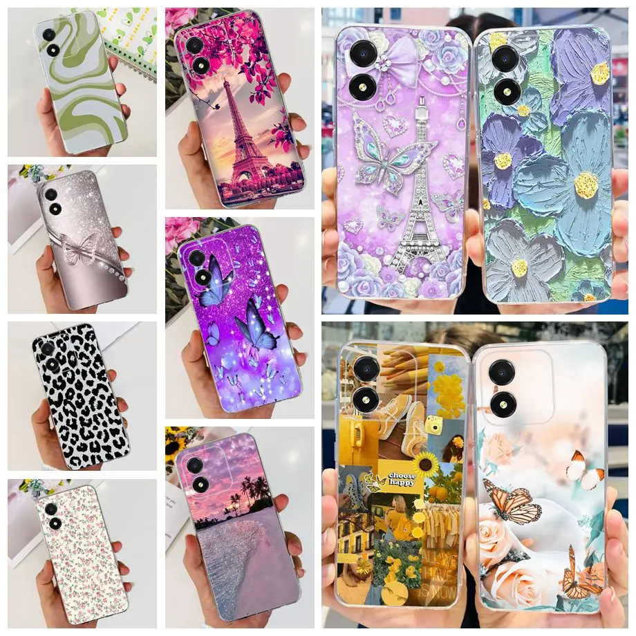 Für Ehre x5 plus Fall Mode bunte girly Abdeckung Fall für honorx5 plus weiche Silikon Fundas Telefon Fall für Ehre x5plus coque