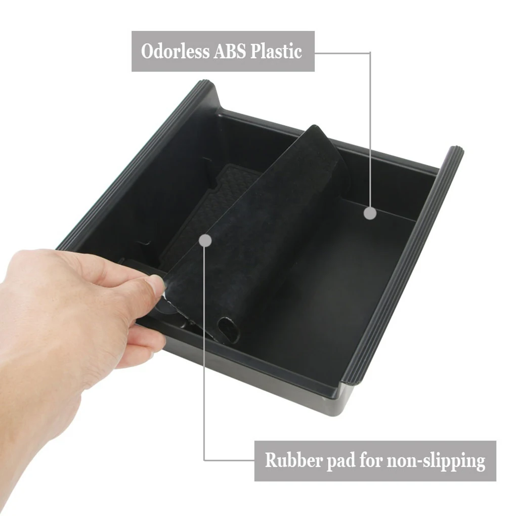 Replacement For Toyota 4Runner Car Front Armrest Box Organizer Tray Sundries Storage Box Pallet Insert