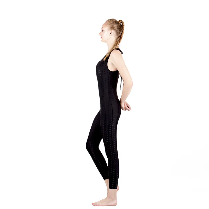 Women's Competition Swimwear Full Length Resistant Training Swimsuit Quick Dry Breathable Bodysuit