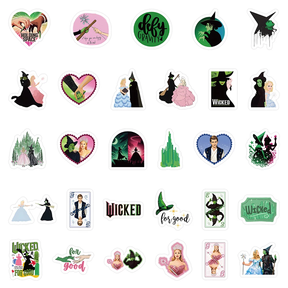 10/30/50 pezzi Malvagio: Parte Uno Adesivi Cartoon Cute Witch Graffiti Decal Toy FAI DA TE Moto Notebook Chitarra PVC Kid Sticker Deocr