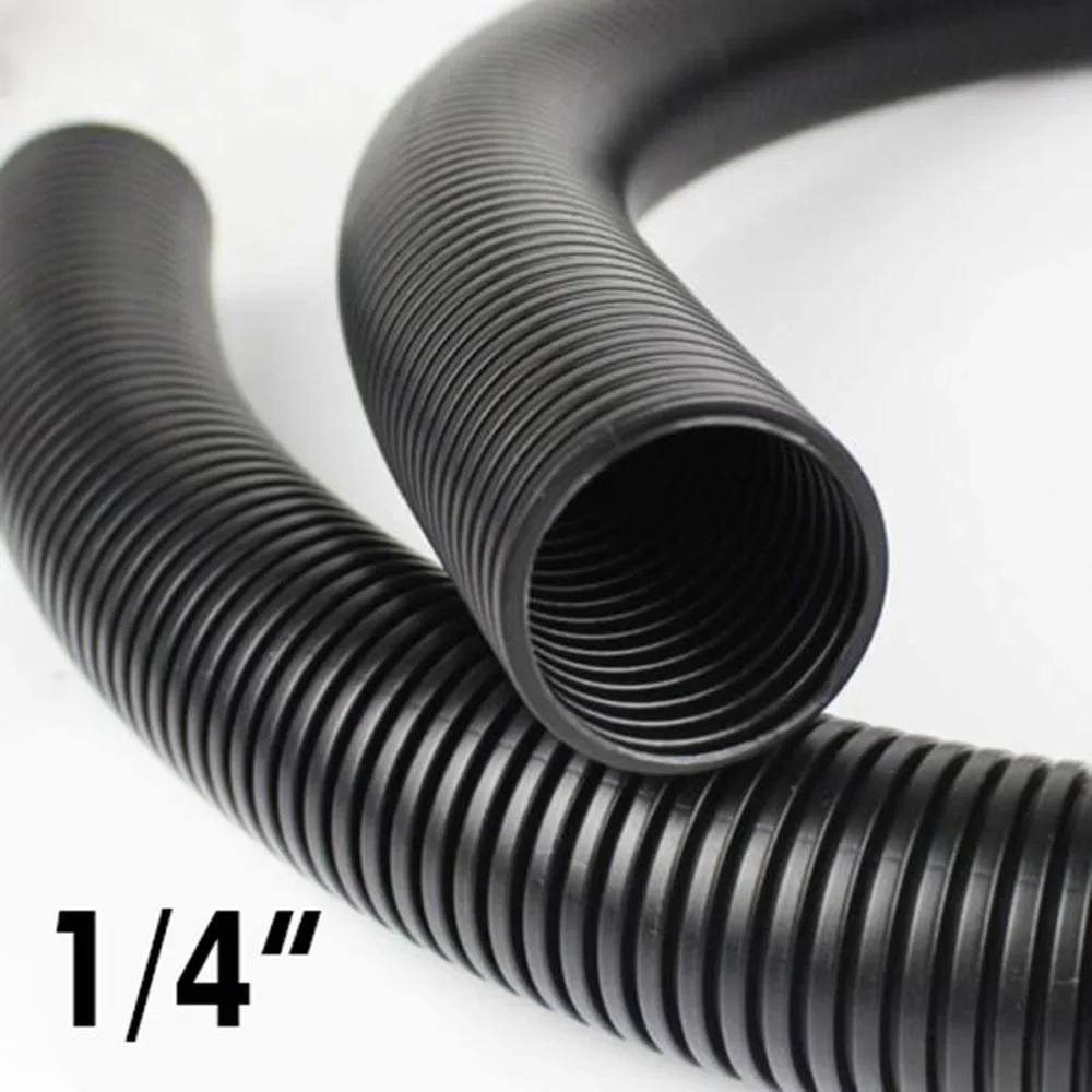 

1pc 1/4" 3/8" Corrugated Pipe PP Insulated Threading Hose Plastic Corrugated Pipe Protective Sleeve Cable Protector 30m