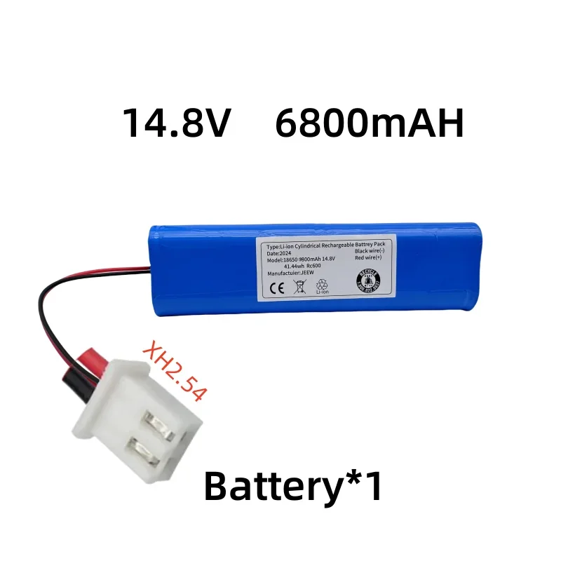 14.8V 4S1P convient au robot de balayage Qihoo 360 Dock. Batterie aste pour balayeuse intelligente, 14.8V, 4,8 Ah, 6,8 Ah