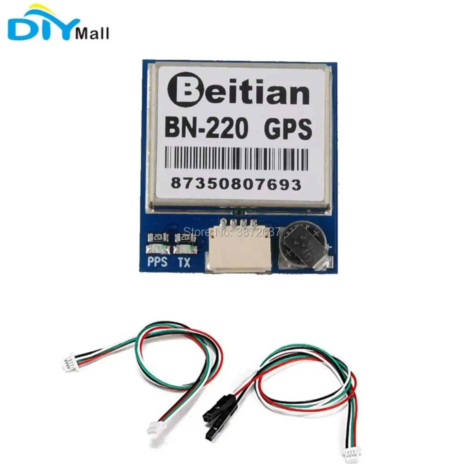 10 pz/lotto Beitian BN-220 Doppio GPS Glonass Modulo con Flash + GPS Antenna Passiva per Aerei F3 CC3D Controllo di Volo