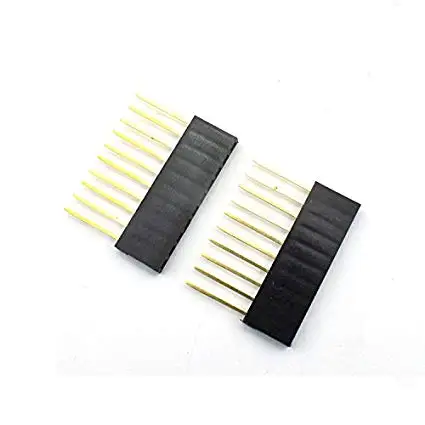 女性用1/2/ピース/ロット/2.54ピン,長さ10/11mm,Liuino DIYキット用の積み重ね可能なネックスヘッダー