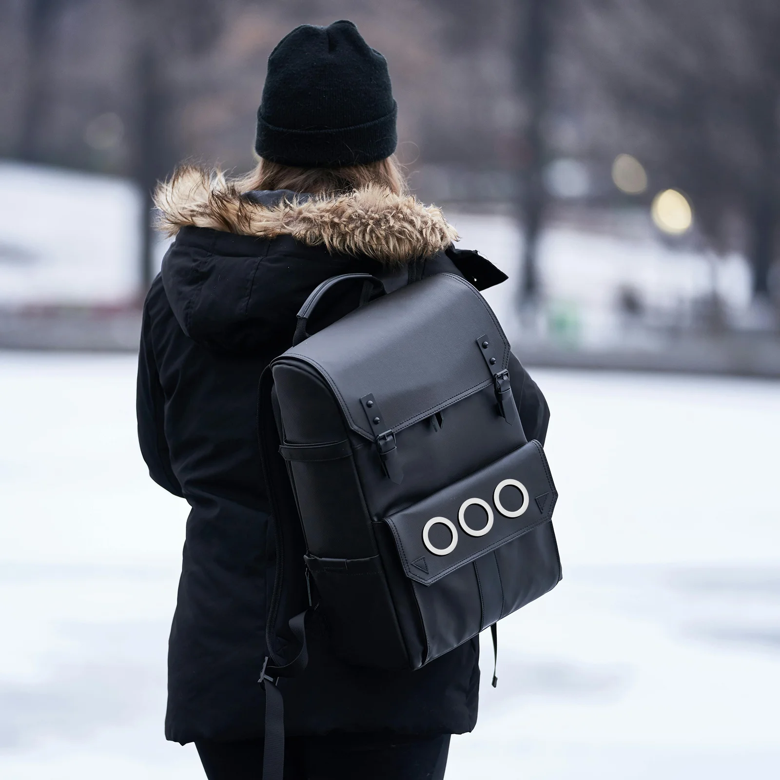 20 Buah Aksesori Tas Cincin Bulat Plastik untuk Proyek Kerajinan Diy Lingkaran Dekorasi Dompet Perlengkapan Ransel Cincin Kerajinan Miniatur