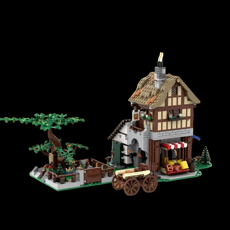 MOC Medieval Style Castle Series Model - Creative Holiday Gift - Suitable for All Enthusiasts