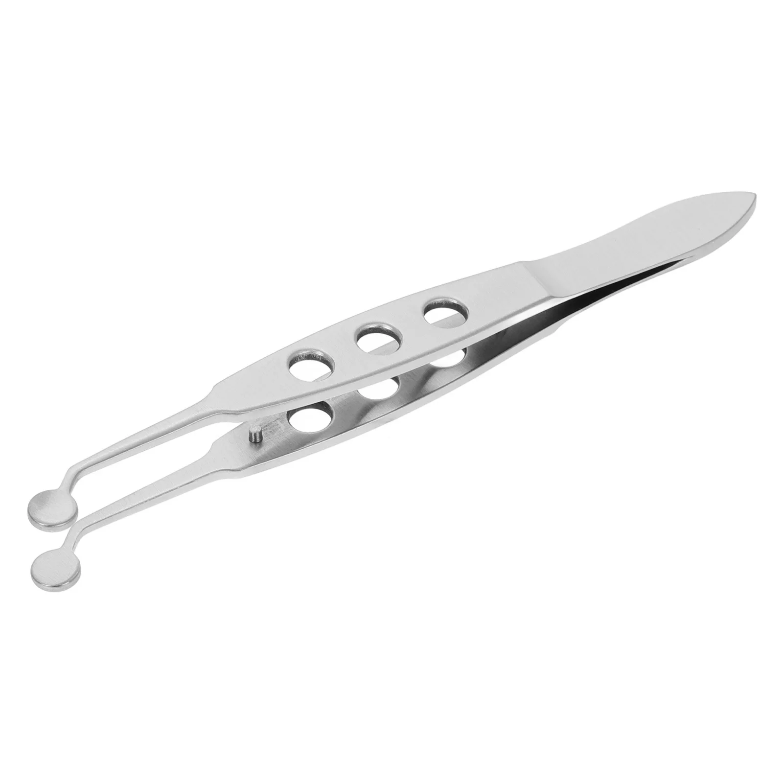 Meibomian Klier Massage Pincet Ronde Tip Roestvrijstalen Ooglid Tool Voor Verstopte Klier Relief Gezwollen Oogzak