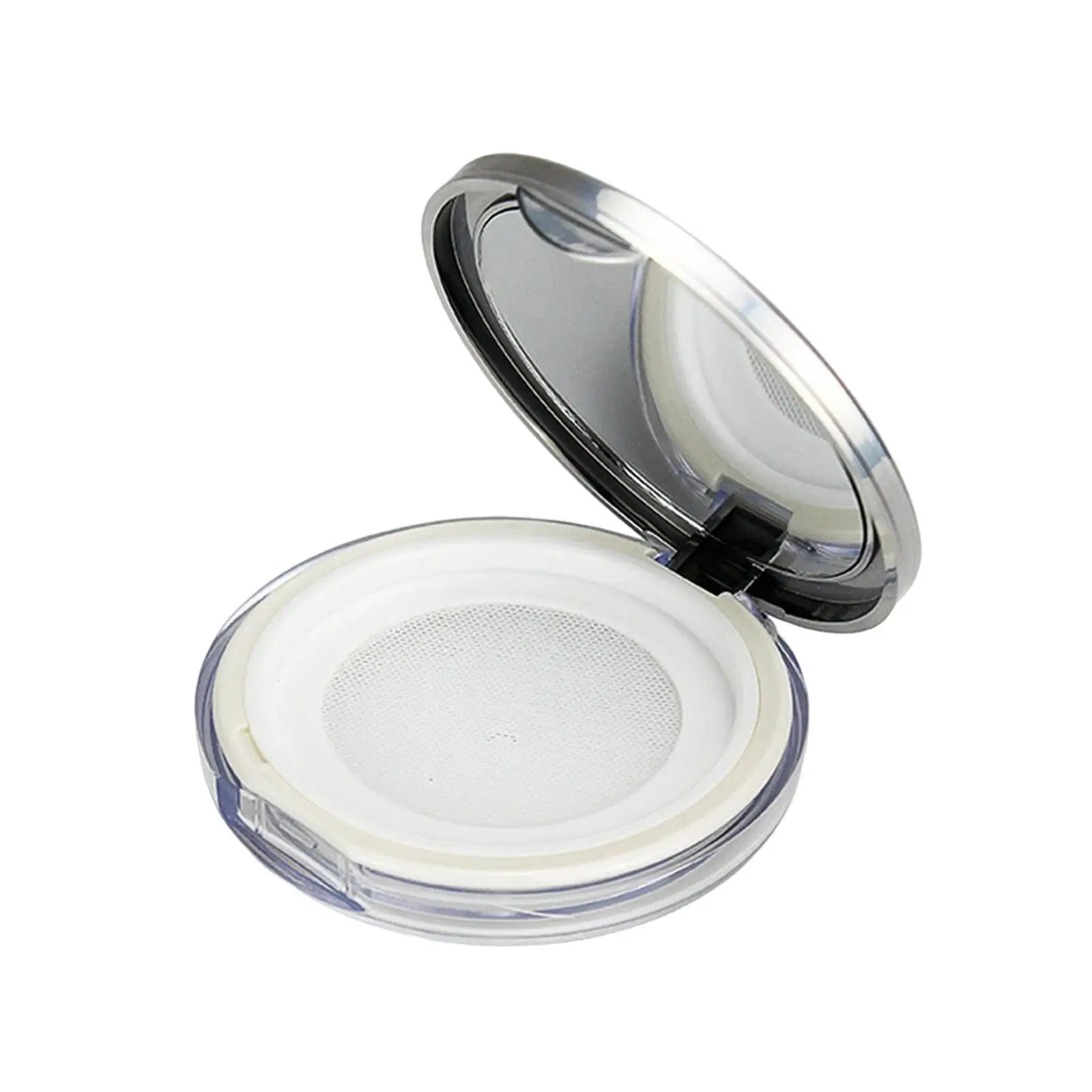 Powder Box with Powder Puff and Mirror DIY Powder Case Empty 3G for Travel