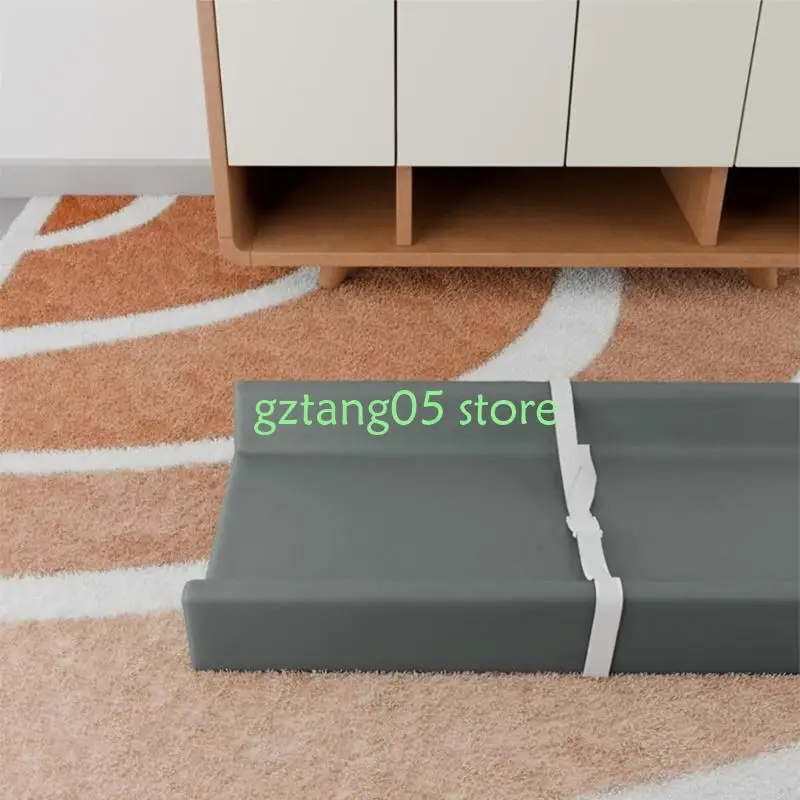 57EE سرير الطفل فراش حامي الوسادة نونسليب مقاومة للماء الحفاض تغيير وسادة حصيرة لسرير طفل صغير قابلة لإعادة الاستخدام وناعمة #2